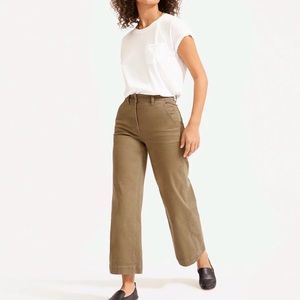 Everlane Wide Leg Crop Pant